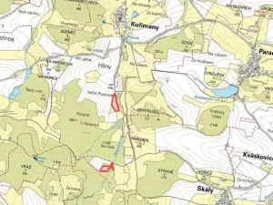 Prodej pole, Kuřimany, 7564 m2