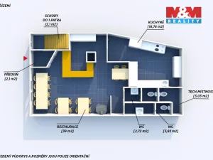 Pronájem restaurace, Domažlice - Dolejší Předměstí, Chrastavická, 300 m2