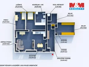 Prodej bytu 3+kk, Skořice, 73 m2