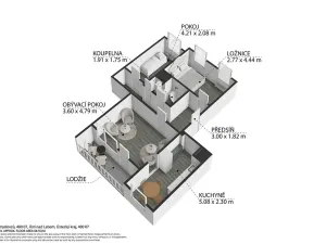 Prodej bytu 3+1, Ústí nad Labem, Přemyslovců, 74 m2