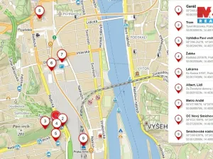 Pronájem garážového stání, Praha - Smíchov, Radlická, 13 m2