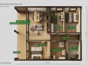 Prodej domu na klíč, Horní Újezd, 90 m2