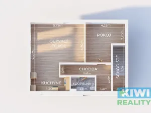 Pronájem kanceláře, Kaňovice, 90 m2