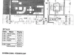 Pronájem bytu 2+kk, Olomouc, Jakoubka ze Stříbra, 65 m2