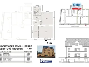 Pronájem obchodního prostoru, Liberec, Hodkovická, 65 m2