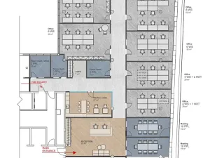 Pronájem kanceláře, Praha - Karlín, Křižíkova, 488 m2