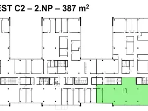 Pronájem kanceláře, Praha - Stodůlky, Laurinova, 677 m2