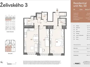 Prodej bytu 3+kk, Praha - Žižkov, Jana Želivského, 77 m2