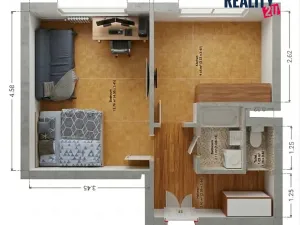 Pronájem bytu 1+1, Svitavy, Větrná, 35 m2