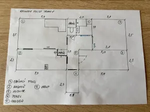 Pronájem bytu 3+1, Praha - Troja, Krynická, 72 m2