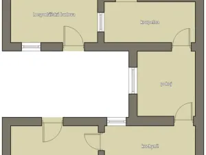 Prodej rodinného domu, Studená, Vrší, 87 m2