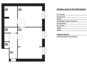 Prodej bytu 2+kk, Brno - Veveří, Dřevařská, 61 m2