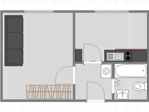 Prodej bytu 1+1, Slaný, Mírová, 27 m2
