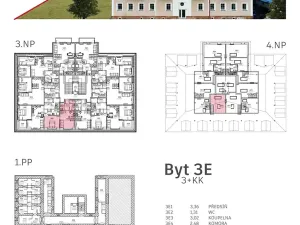 Prodej bytu 3+kk, Mladé Buky, 64 m2