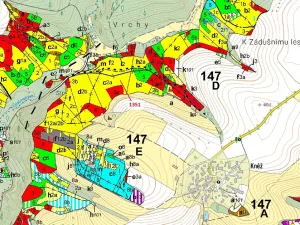 Dražba lesa, Čestín, 22508 m2
