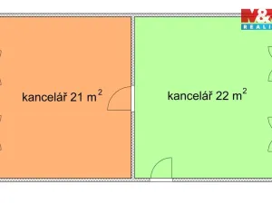 Pronájem kanceláře, Ostrava - Vítkovice, Kutuzovova, 43 m2