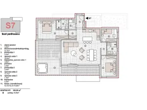 Prodej bytu 4+kk, Primošten, Chorvatsko, 124 m2
