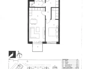 Pronájem bytu 2+kk, Benešov, Suchánkova, 58 m2