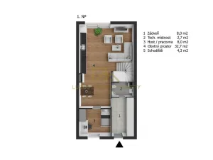 Prodej rodinného domu, Hůry, Adamovská, 112 m2