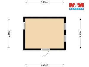 Prodej chaty, Hradec Králové - Svobodné Dvory, Zahrádkářská osada Dolíky, 14 m2