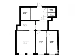 Prodej bytu 3+1, Praha - Vinohrady, náměstí Míru, 62 m2