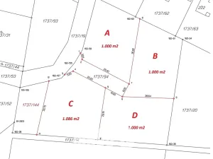 Prodej pozemku pro bydlení, Dobev, 1000 m2