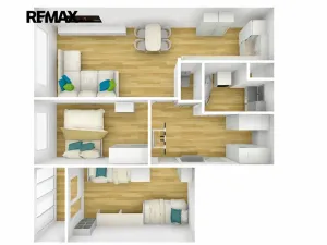 Prodej bytu 3+kk, Praha - Petrovice, Rezlerova, 65 m2