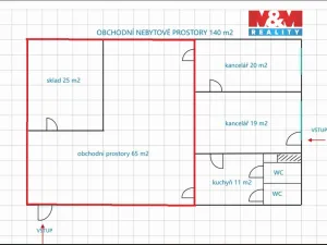 Pronájem obchodního prostoru, Pardubice - Zelené Předměstí, 17. listopadu, 90 m2