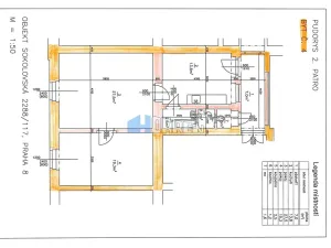 Pronájem bytu 2+1, Praha - Libeň, Sokolovská, 74 m2