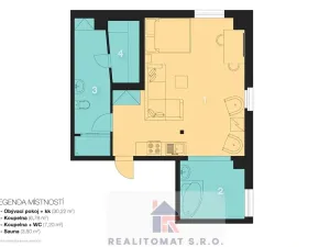 Prodej bytu 3+kk, Praha - Jinonice, Peroutkova, 55 m2