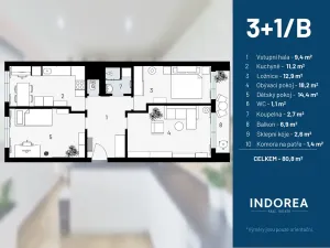 Prodej bytu 3+1, Praha - Nusle, Nuselská, 70 m2