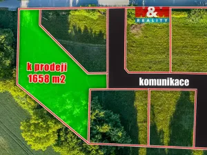 Prodej pozemku pro bydlení, Hrobice, 1658 m2