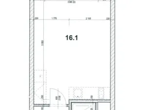 Pronájem bytu 1+kk, Praha, 34 m2