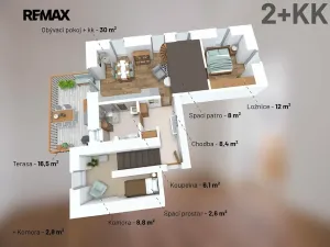 Prodej bytu 3+kk, Svoboda nad Úpou, Nádražní, 65 m2