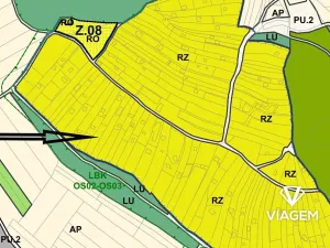 Prodej zahrady, Ostopovice, 526 m2