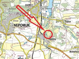 Prodej podílu zahrady, Třebčice, 2632 m2