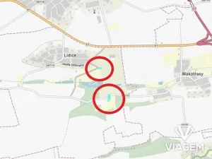 Prodej podílu pozemku, Lidice, 830 m2