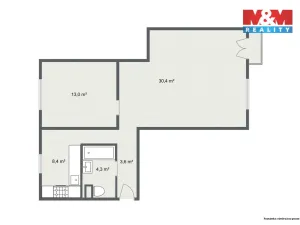 Prodej bytu 3+1, Hranice, Vítězná, 63 m2