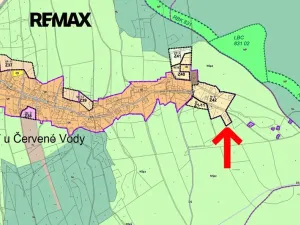 Prodej pozemku pro bydlení, Červená Voda, 1745 m2