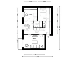 Prodej bytu 3+1, Zlín, Fabiánka II, 73 m2