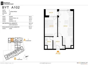 Prodej bytu 2+kk, Praha - Hodkovičky, Modřanská, 56 m2