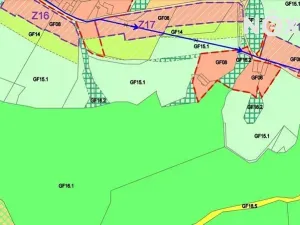 Prodej zahrady, Provodín, 1453 m2