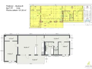 Prodej bytu 3+kk, Břeclav, 91 m2