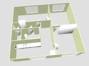 Pronájem bytu 3+1, Kladno - Kročehlavy, Otevřená, 68 m2