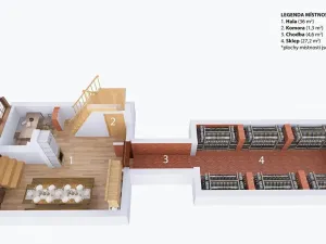 Prodej rodinného domu, Strachotín, Sklepní, 285 m2