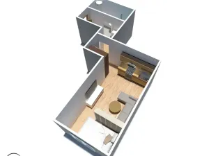 Pronájem bytu 1+kk, Ostrava, Palackého, 30 m2