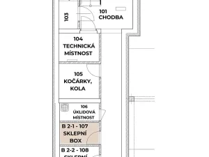Prodej bytu 2+kk, Brno, Chleborádova, 87 m2