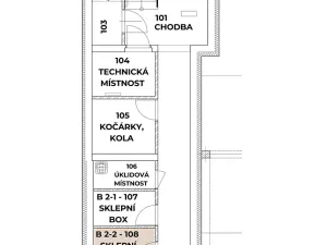Prodej bytu 2+kk, Brno, Chleborádova, 97 m2