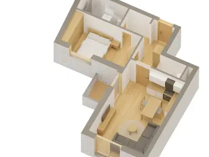 Prodej bytu 2+kk, Brno - Staré Brno, Hybešova, 68 m2