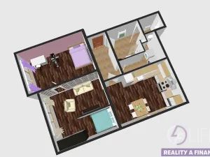 Prodej bytu 2+1, Vrchlabí, Dělnická, 68 m2